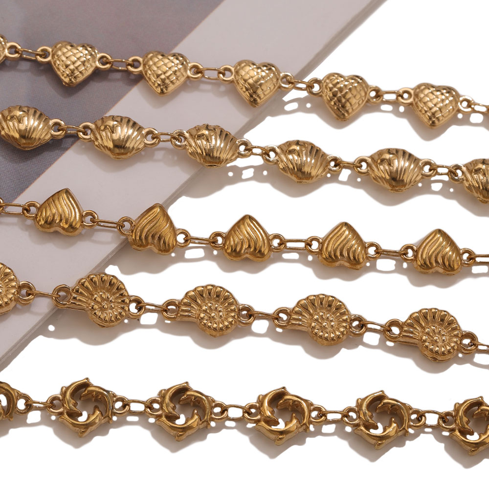 1M PVD Gold Stainless Steel He - Body Jewelry recension och pris