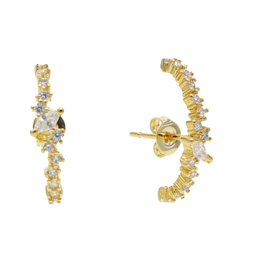 sparking bling cz cluster stud - Cluster Stud Ear recension och pris