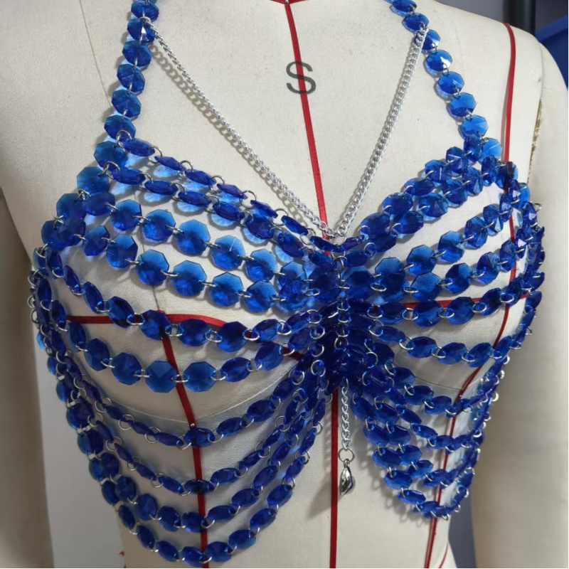 Women Body Chest Chain Fashion - Body Jewelry Vest recension och pris