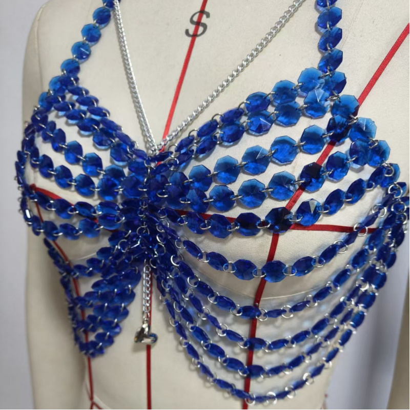 Women Body Chest Chain Fashion - Body Jewelry Vest recension och pris