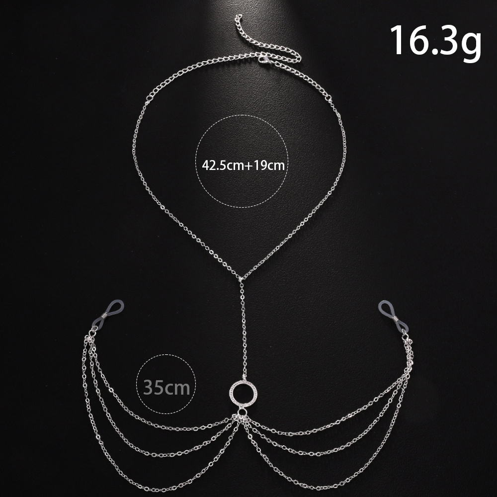 Hollow Round Nipple Chains Non - Body Jewelry Nipple Chain recension och pris