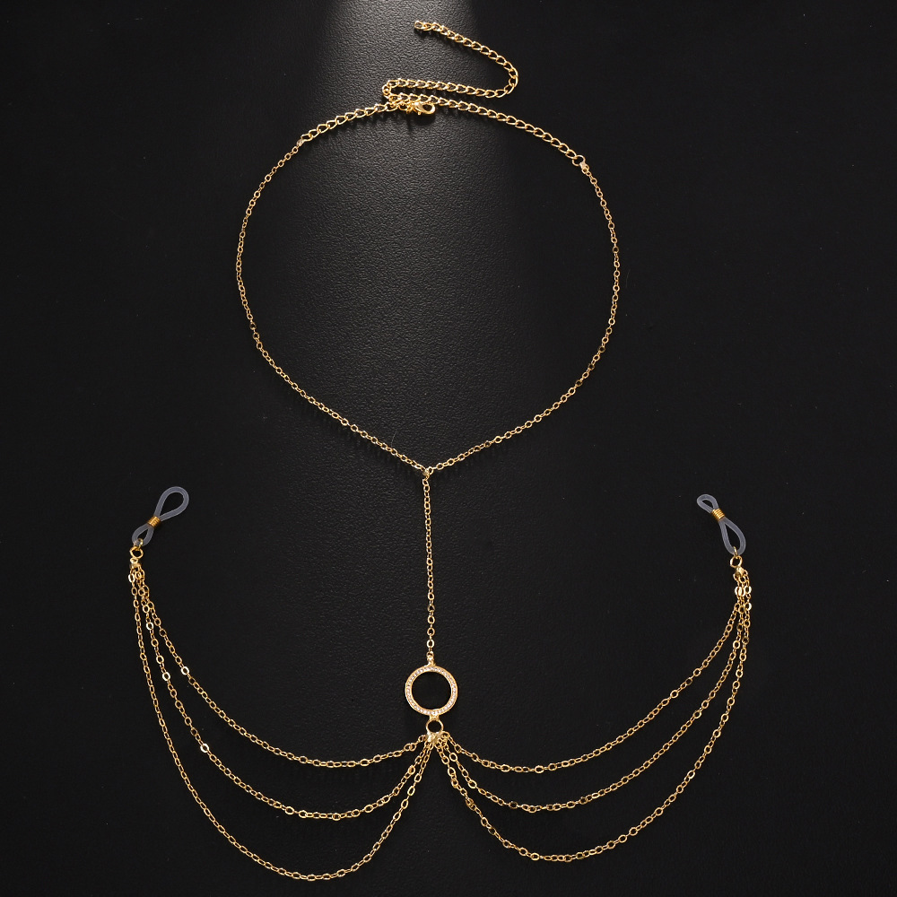 Hollow Round Nipple Chains Non - Body Jewelry Nipple Chain recension och pris