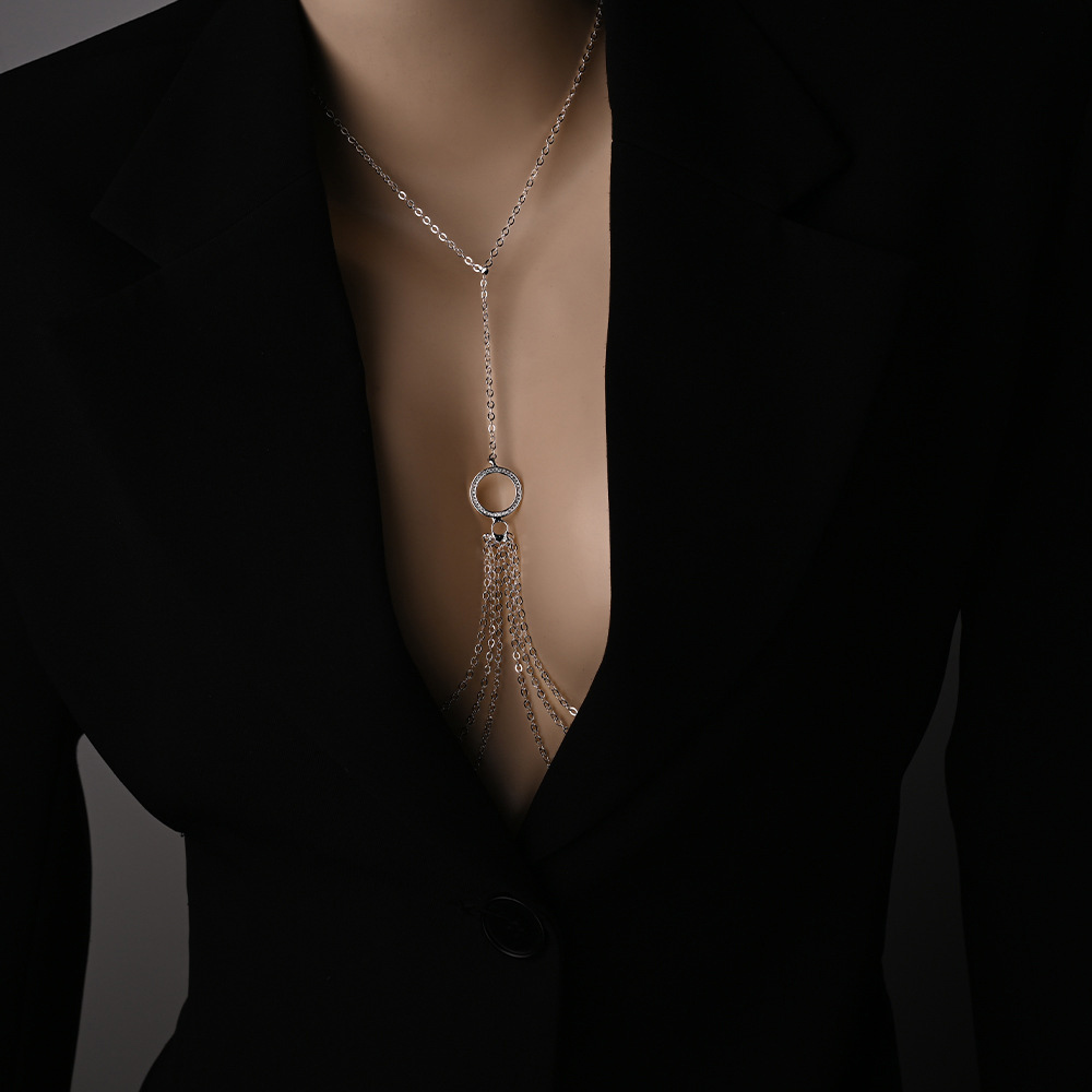 Hollow Round Nipple Chains Non - Body Jewelry Nipple Chain recension och pris