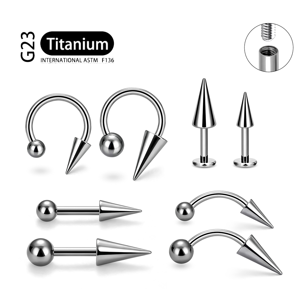1Pcs Implant Grade F136 Titani - Body Jewelry Implant Grade Titanium recension och pris