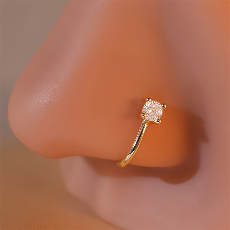 1-Piece Round Zircon Non Perfo - Body Jewelry Materials recension och pris