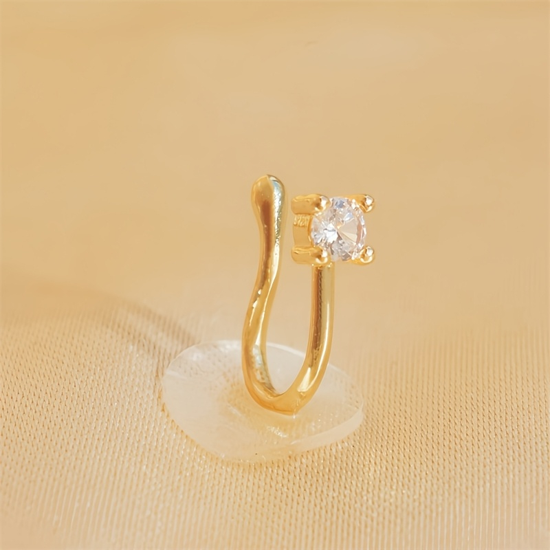 1-Piece Round Zircon Non Perfo - Body Jewelry Materials recension och pris