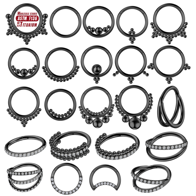 F136 Titanium Piercing Black N - Body Jewelry Implant Grade Titanium recension och pris