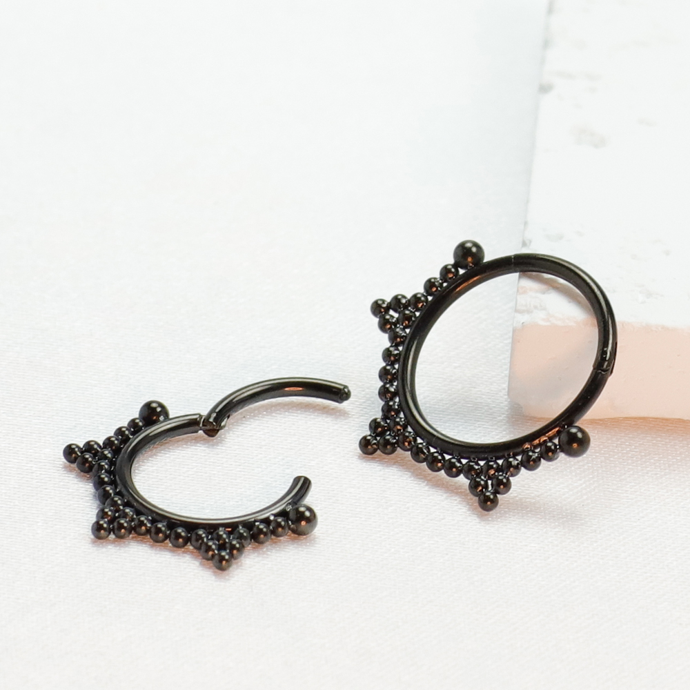 F136 Titanium Piercing Black N - Body Jewelry Implant Grade Titanium recension och pris