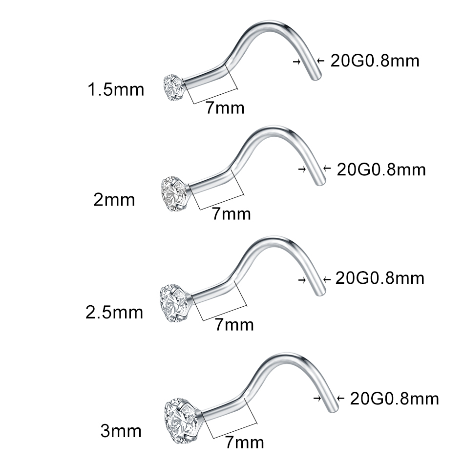 1/5pcs Implant Grade Titanium  - Body Jewelry Implant Grade Titanium recension och pris