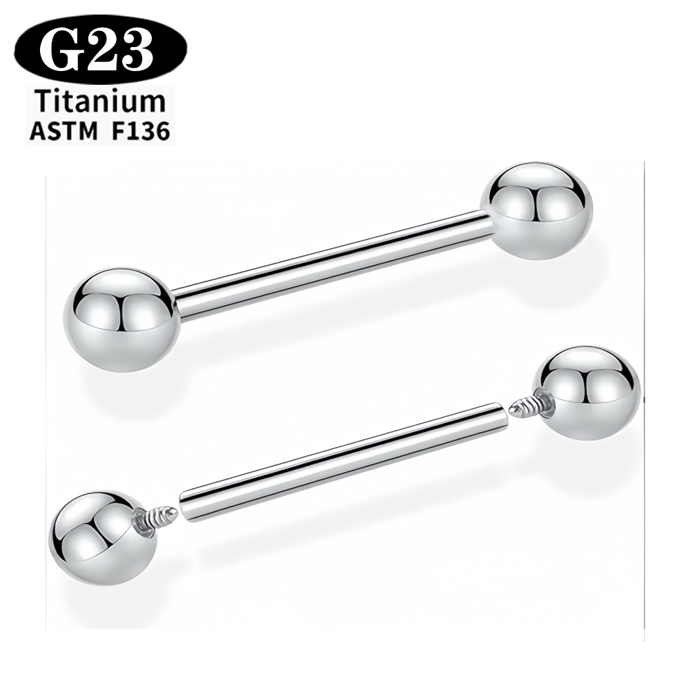 1/5/50PCS ASTM F136 Implant Gr - Body Jewelry Implant Grade Titanium recension och pris