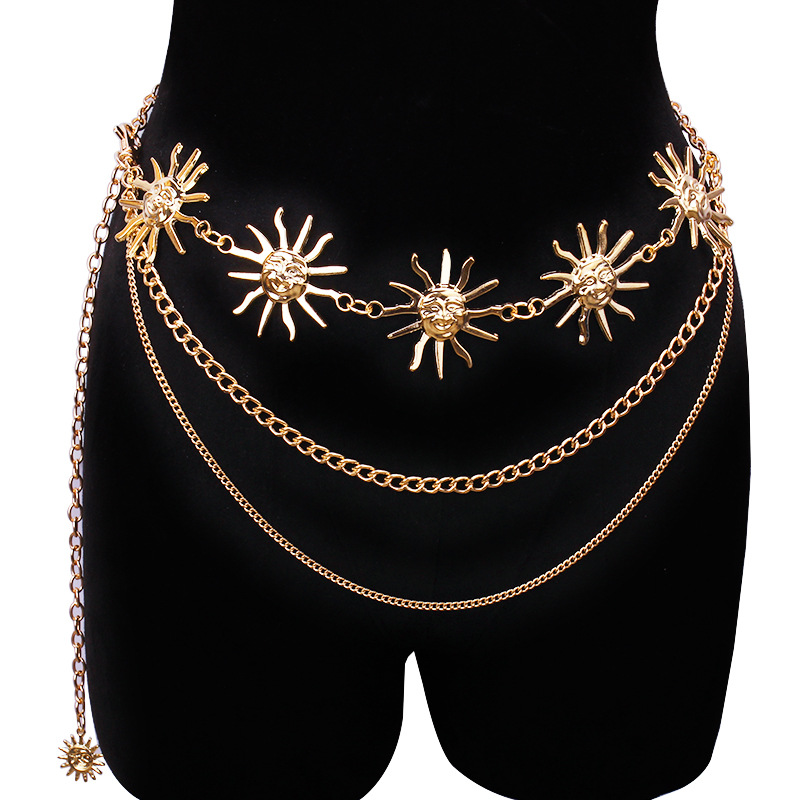 Chunky Multilayer Punk Gothic  - Body Jewelry Chains recension och pris