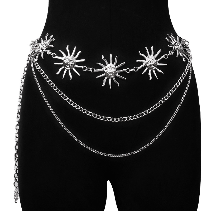 Chunky Multilayer Punk Gothic  - Body Jewelry Chains recension och pris