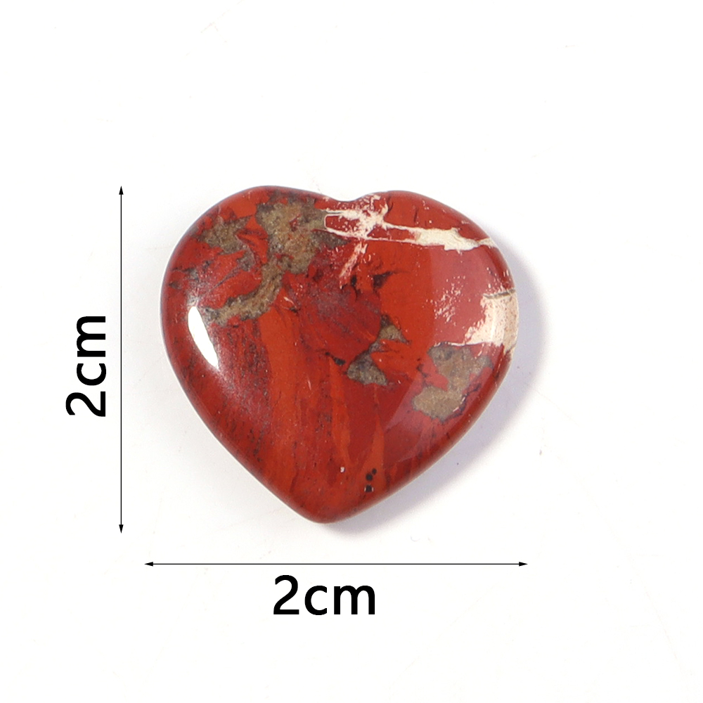 5pcs No Hole Heart Natural Sto - Body Jewelry Piercing recension och pris
