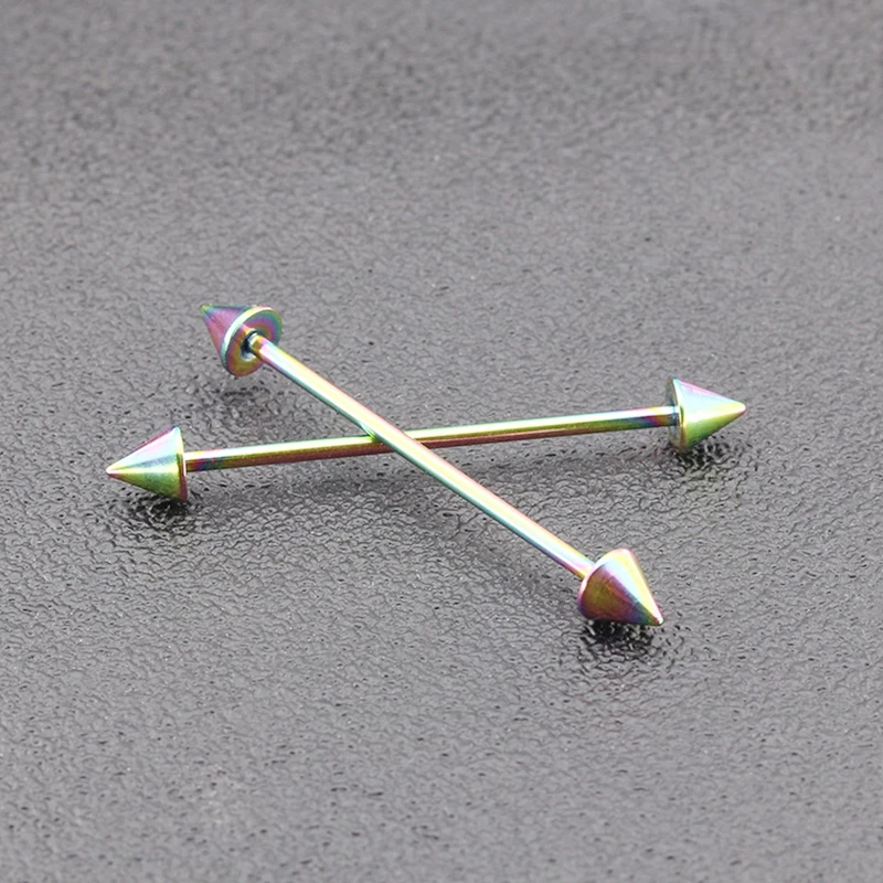 1Pcs Stainless Steel Straight  - Tongue Barbell Straight recension och pris