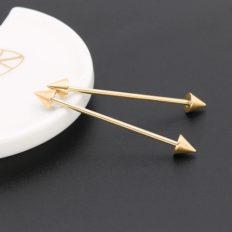 1Pcs Stainless Steel Straight  - Tongue Barbell Straight recension och pris