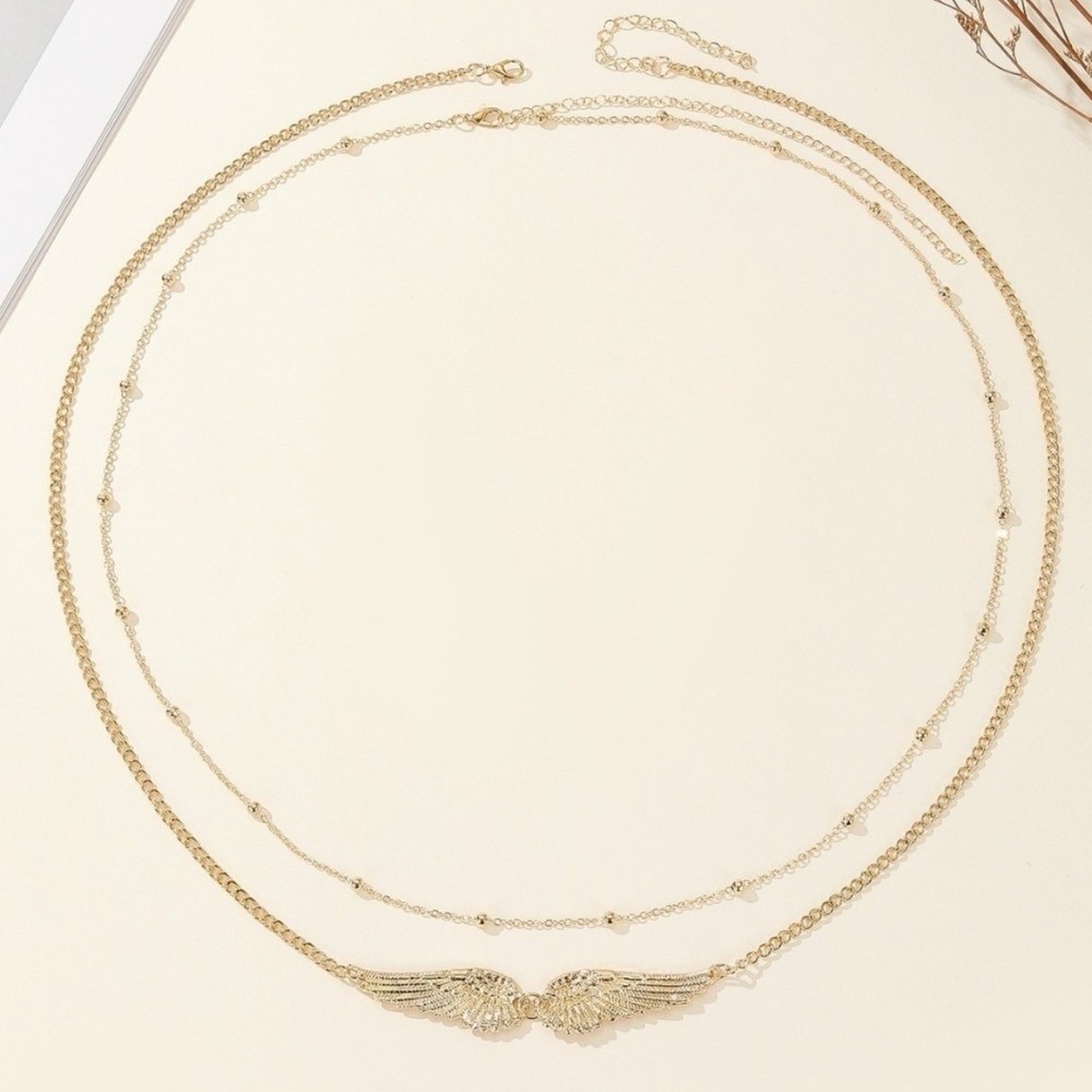 Trendy Elegant Double Layer Wi - Body Jewelry recension och pris