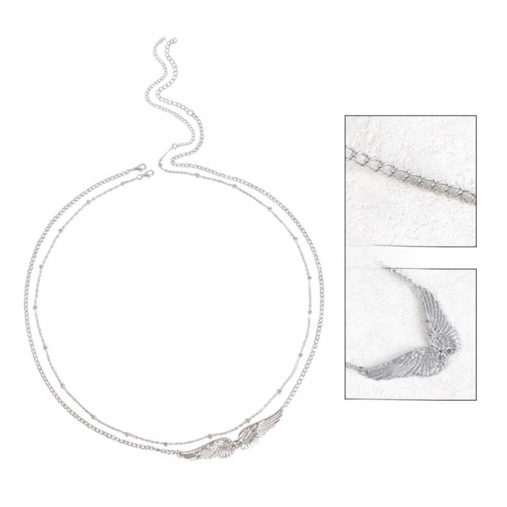 Trendy Elegant Double Layer Wi - Body Jewelry recension och pris