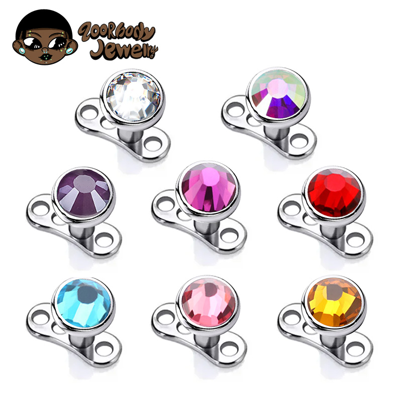 G23 Titanium Piercing Micro De - Dermal Anchor Top recension och pris