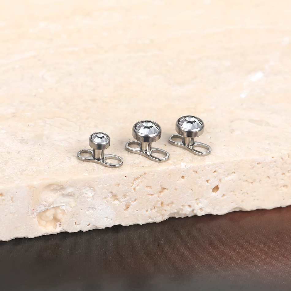 1Pc/5Pcs Titanium Micro Dermal - Dermal Anchor Top recension och pris