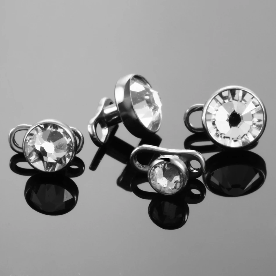 1Pc/5Pcs Titanium Micro Dermal - Dermal Anchor Top recension och pris