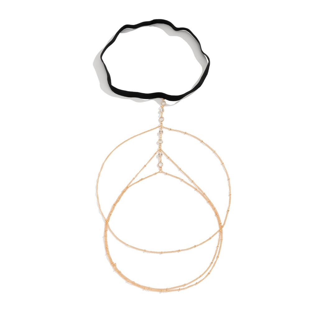 Boho Elastic Band Crystal Leg  - Body Jewelry Usa recension och pris