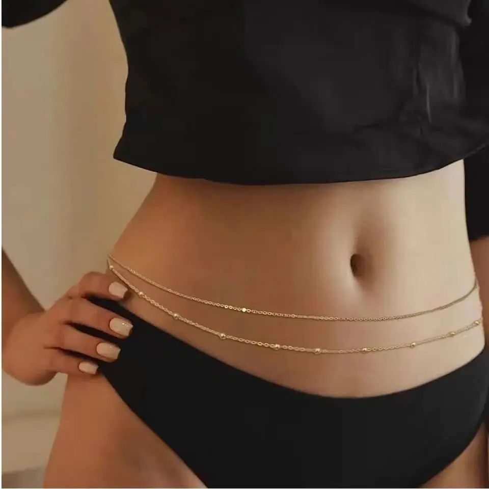 HipHop Double Layers Belly Cha - Body Jewelry Chains recension och pris