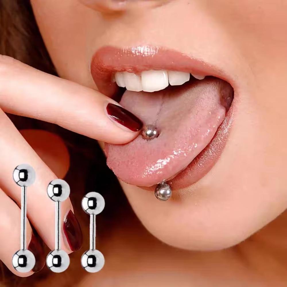 1PC Stainless Steel Straight B - Tongue Barbell Straight recension och pris