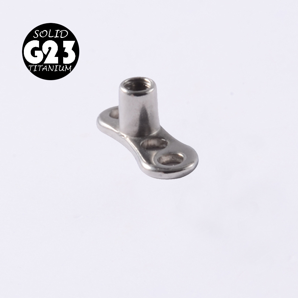 20pcs G23 Solid Titanium & Sur - Dermal Anchor Top recension och pris