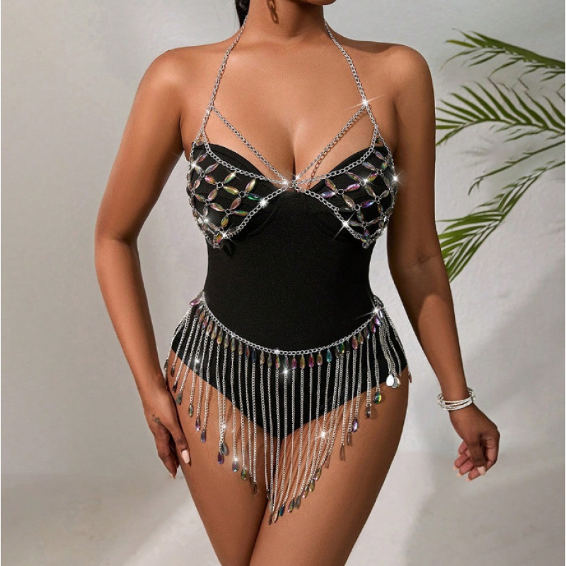 Women Body Jewelry Sexy Bikini - Body Jewelry Vest recension och pris