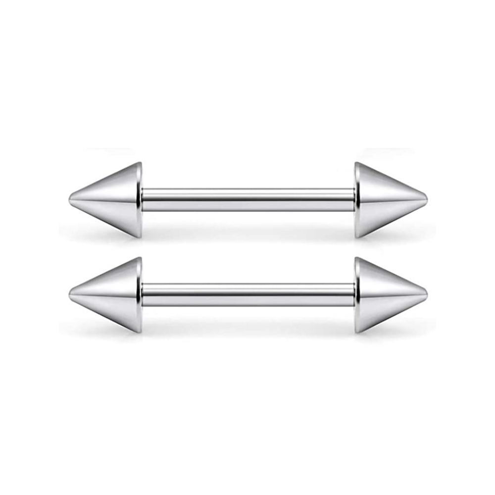 14G Tongue Rings Surgical Stee - Tongue Barbell Straight recension och pris