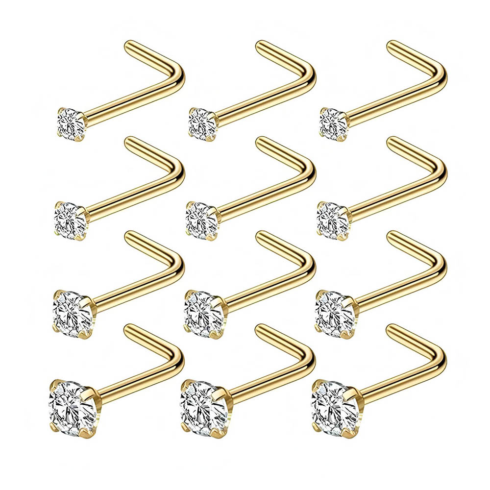 12-Piece Full Set 316L Hypoall - Body Jewelry Hypoallergenic recension och pris
