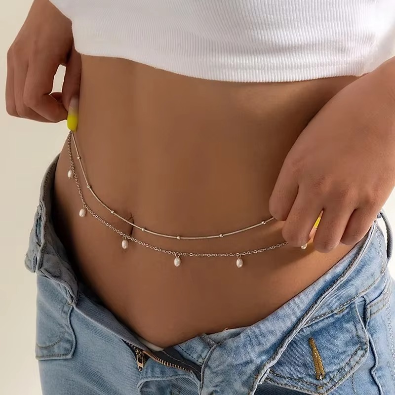 2024 New Trendy Sexy Double La - Body Jewelry Charms recension och pris