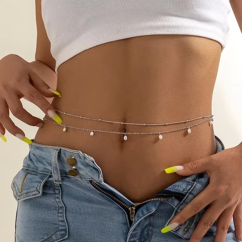2024 New Trendy Sexy Double La - Body Jewelry Charms recension och pris