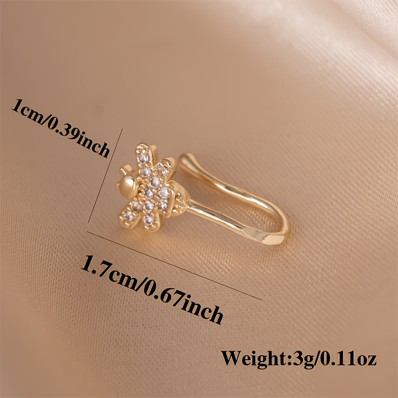 1-piece cute little bee zircon - Body Jewelry Materials recension och pris