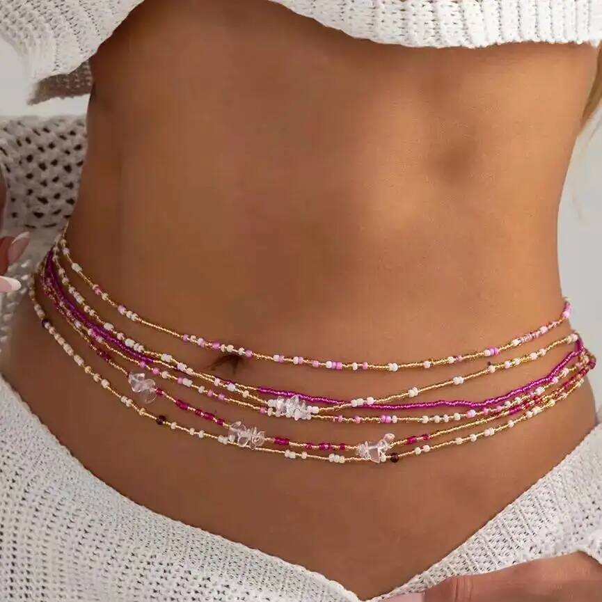 SHIXIN 6Pcs/Set Boho Colorful  - Body Jewelry recension och pris