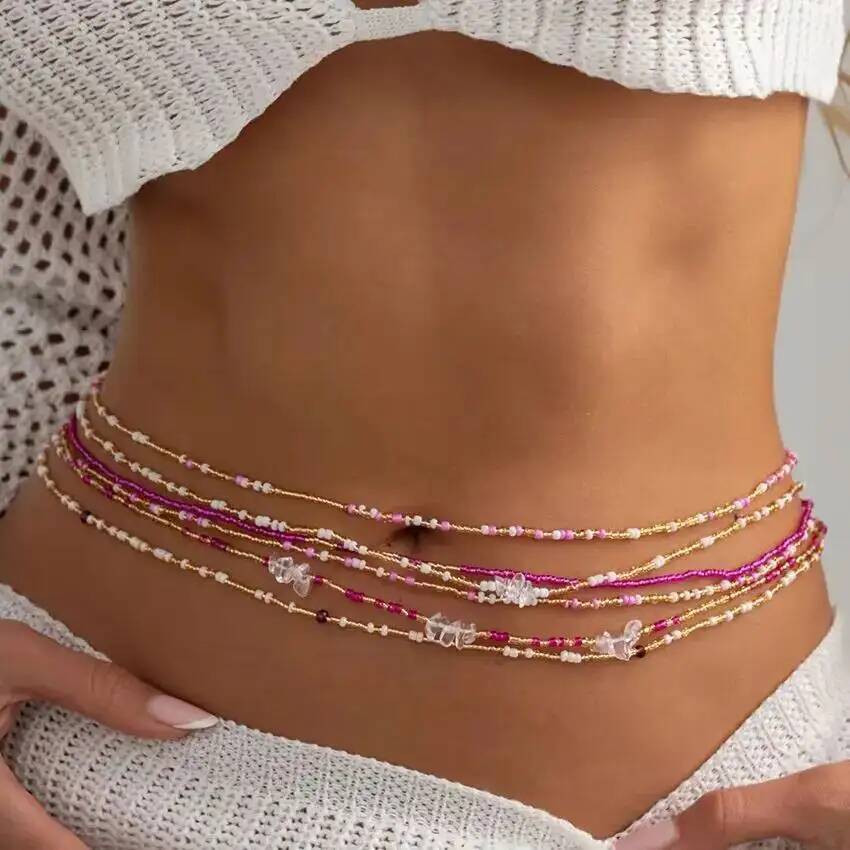 SHIXIN 6Pcs/Set Boho Colorful  - Body Jewelry recension och pris