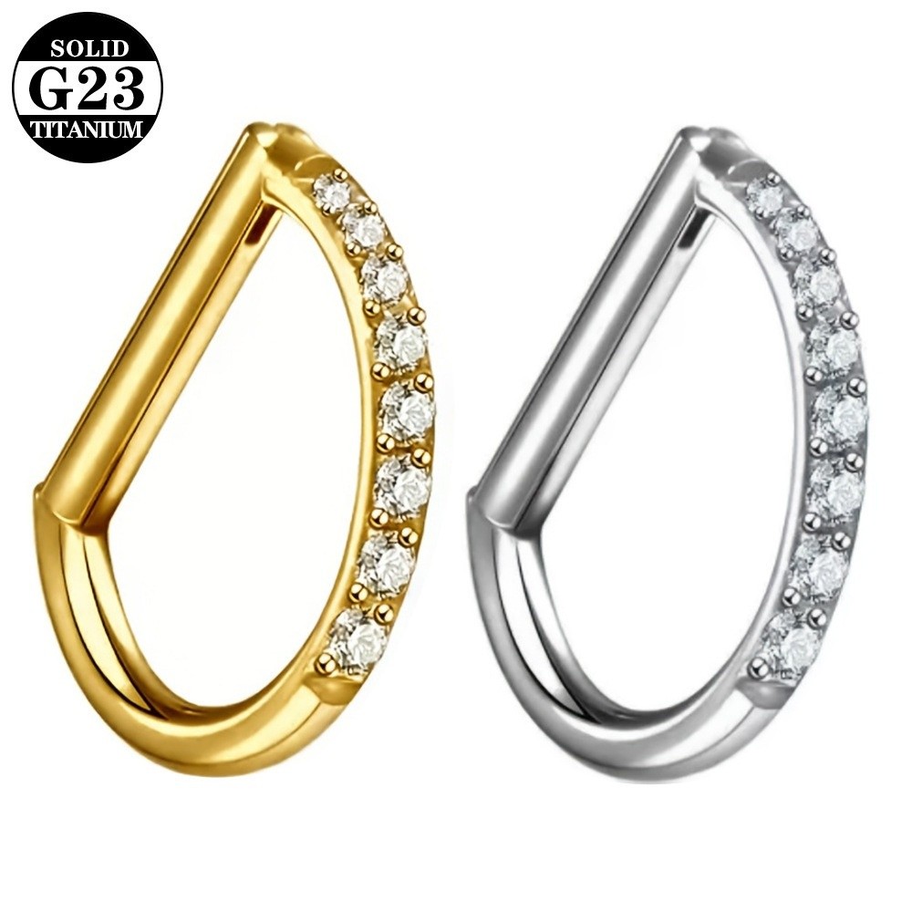 ASTM F136 Titanium Septum Ring - Body Jewelry Materials recension och pris