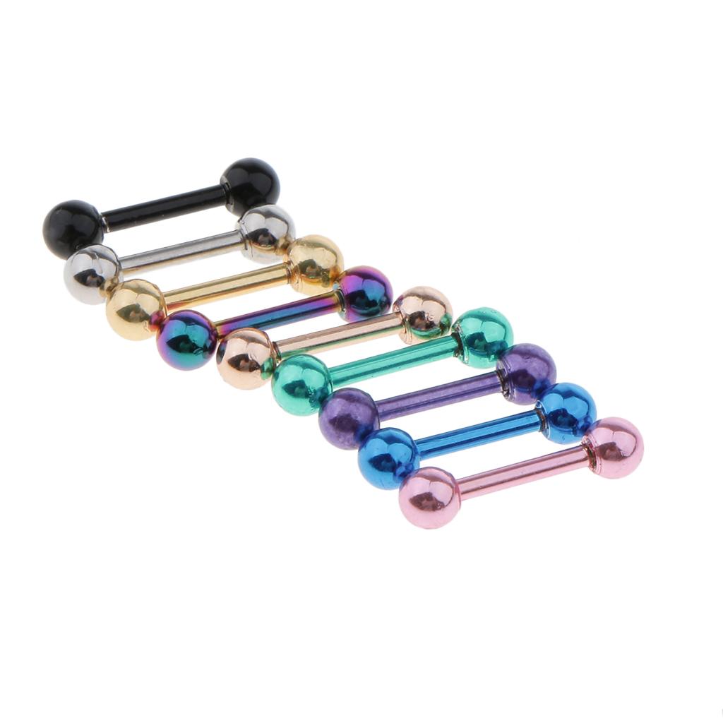 Barbell Piercings 16g Stainles - Tongue Barbell Straight recension och pris