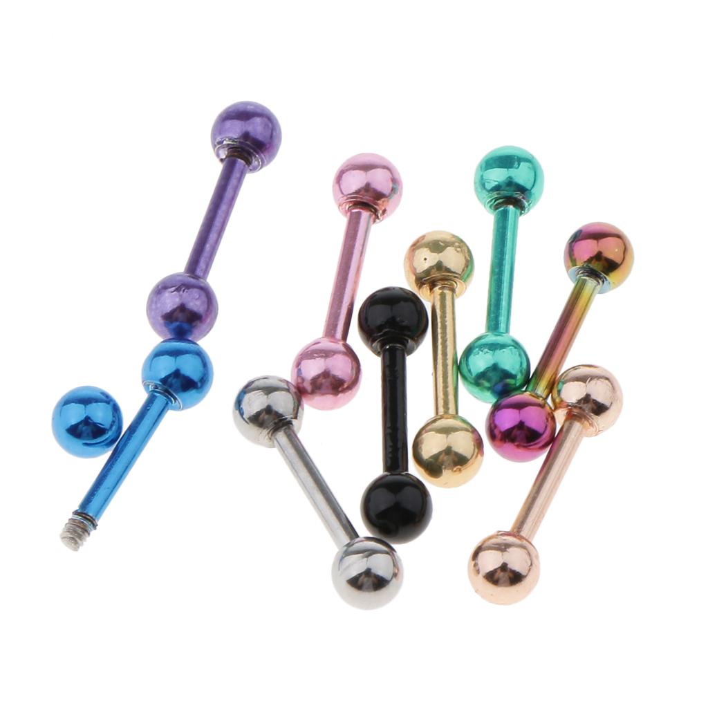 Barbell Piercings 16g Stainles - Tongue Barbell Straight recension och pris