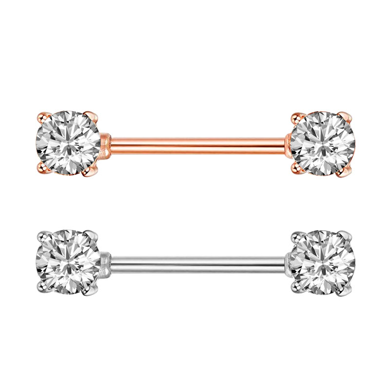 2Pcs Fashion High Quality Zirc - Body Jewelry Quality recension och pris