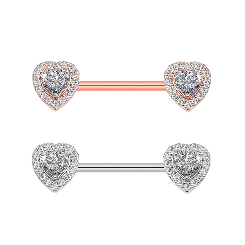 2Pcs Fashion High Quality Zirc - Body Jewelry Quality recension och pris